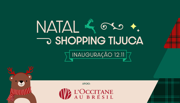 Papai Noel Shopping Tijuca - HO-HO-HO FELIZ NATAL 